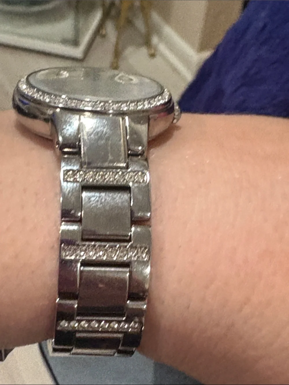 Fossil Women Silver Stainless Steel Analog Wrist Watch